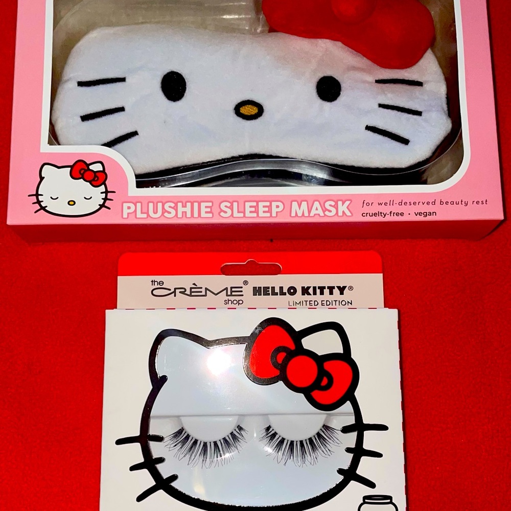 Hello kitty eyelash & lashes bundle